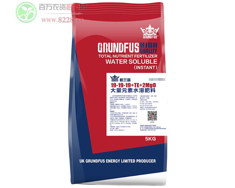 ����Ԫ��ˮ�ܷ���19-19-19+TE+2Mg0-���m